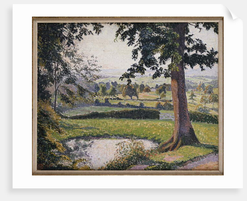 Gunville Pond, Sedgeville, 1916 by Lucien Pissarro