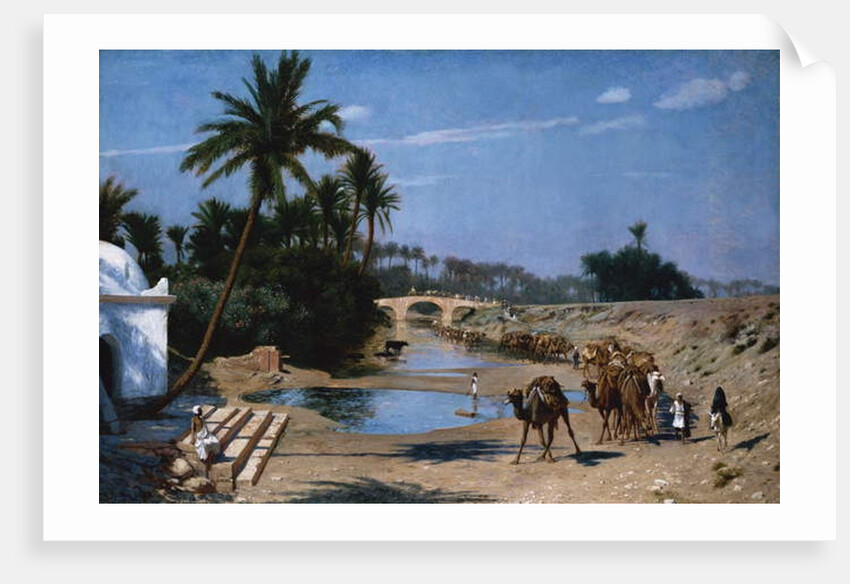 The Caravan by Jean Leon Gerome