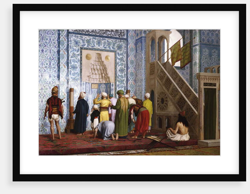 The Blue Mosque, 1878 by Jean Leon Gerome