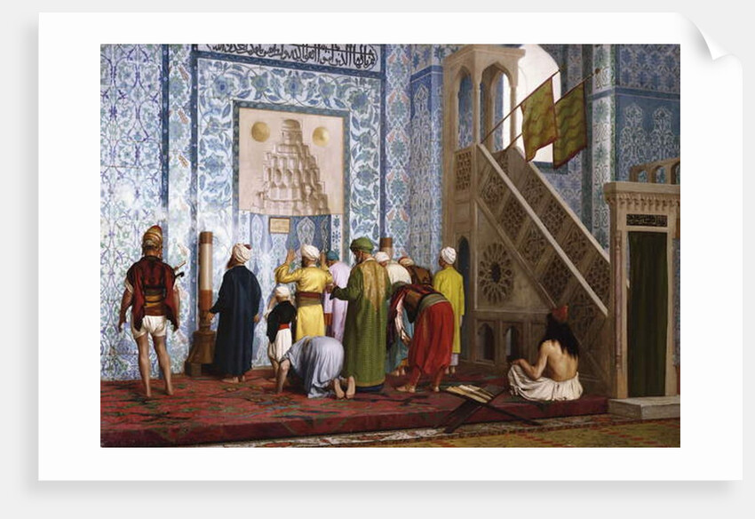The Blue Mosque, 1878 by Jean Leon Gerome
