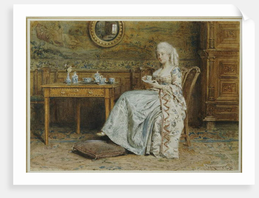 Afternoon Tea, 1876 by George Goodwin Kilburne