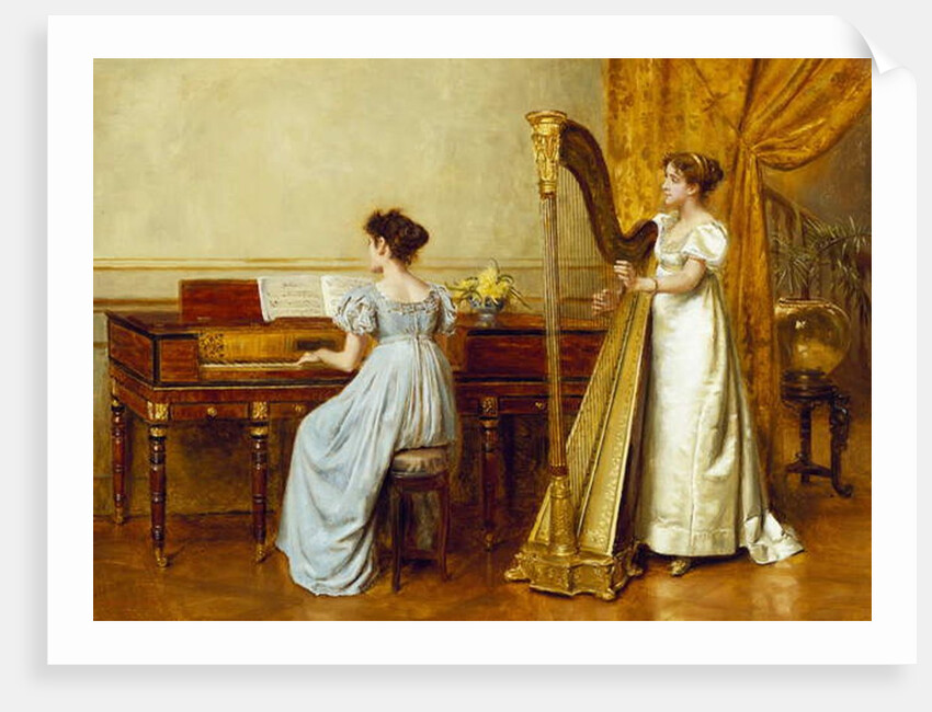 The Music Room by George Goodwin Kilburne