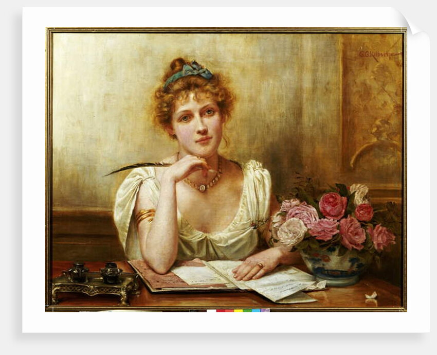 The Letter by George Goodwin Kilburne