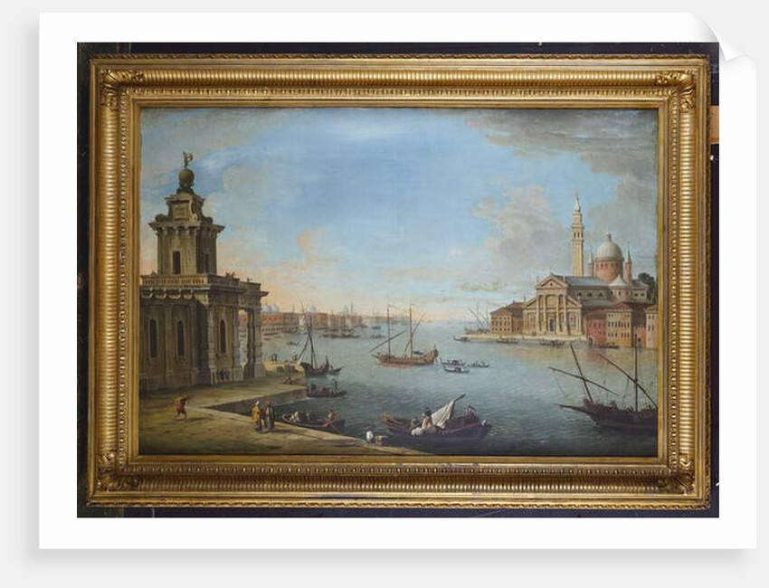 The Bacino di San Marco, Venice, looking East, with the Church of San Giorgio Maggiore, and the Dogana by Antonio Joli