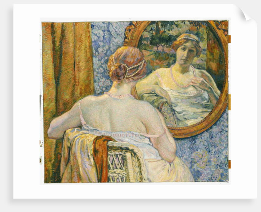 Woman in a Mirror, 1907 by Theo van Rysselberghe