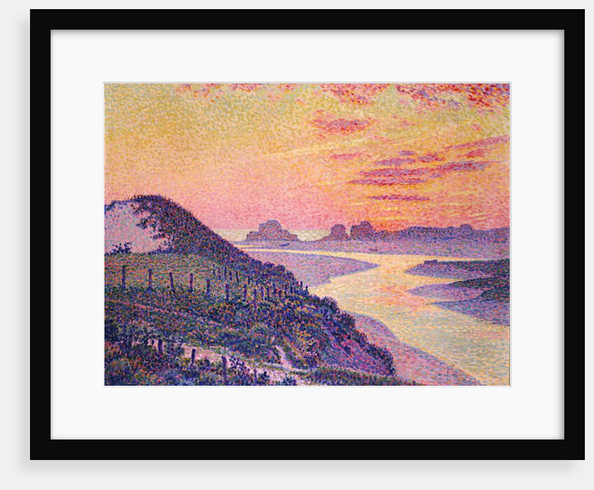 Sunset at Ambleteuse, Pas-de-Calais, 1899 by Theo van Rysselberghe