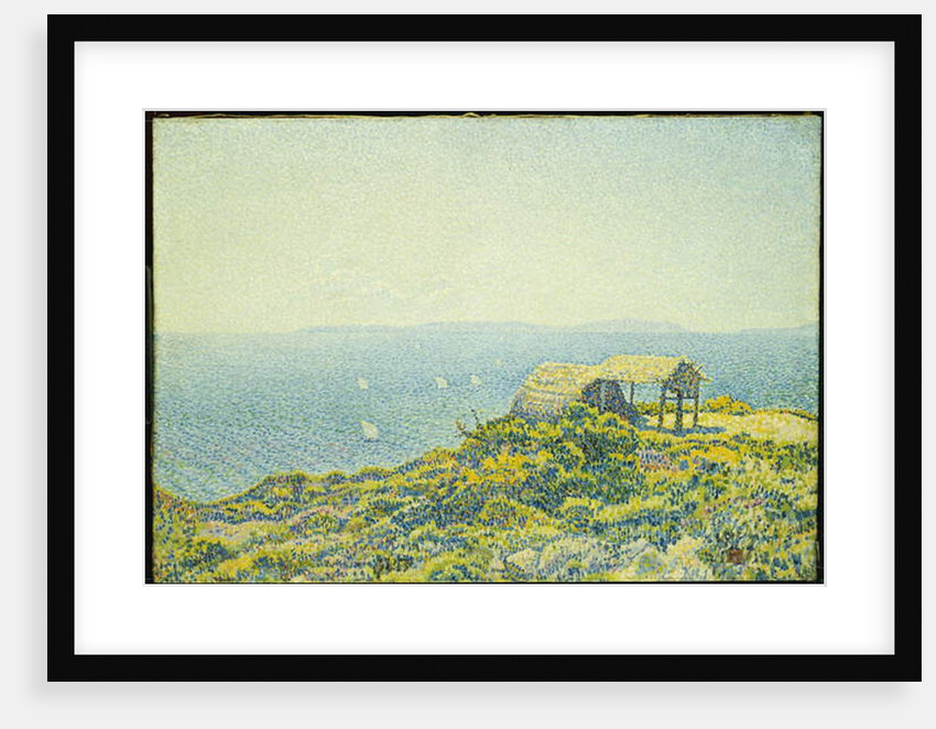 L'Ile du Levant, vu du Cap Benat, 1893 by Theo van Rysselberghe