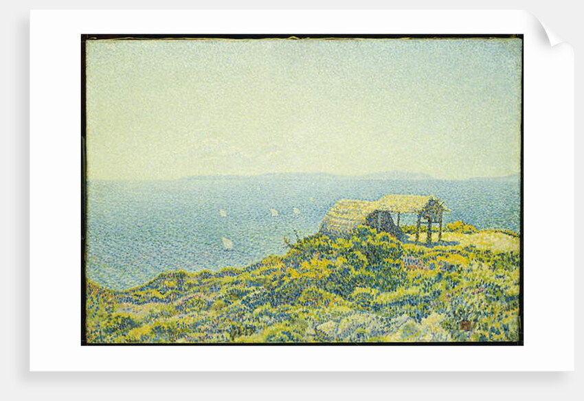 L'Ile du Levant, vu du Cap Benat, 1893 by Theo van Rysselberghe