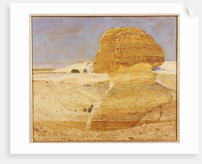 The Great Sphinx at Gizeh, 1862 by George Price Boyce
