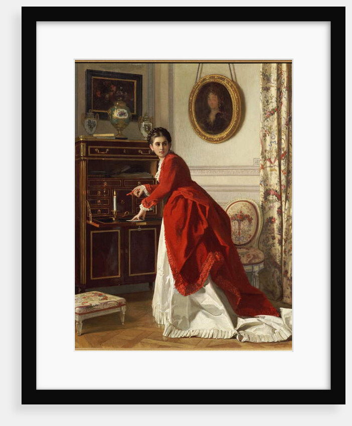 The Letter by Charles Baugniet