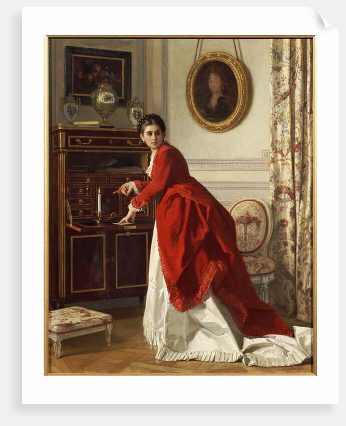 The Letter by Charles Baugniet