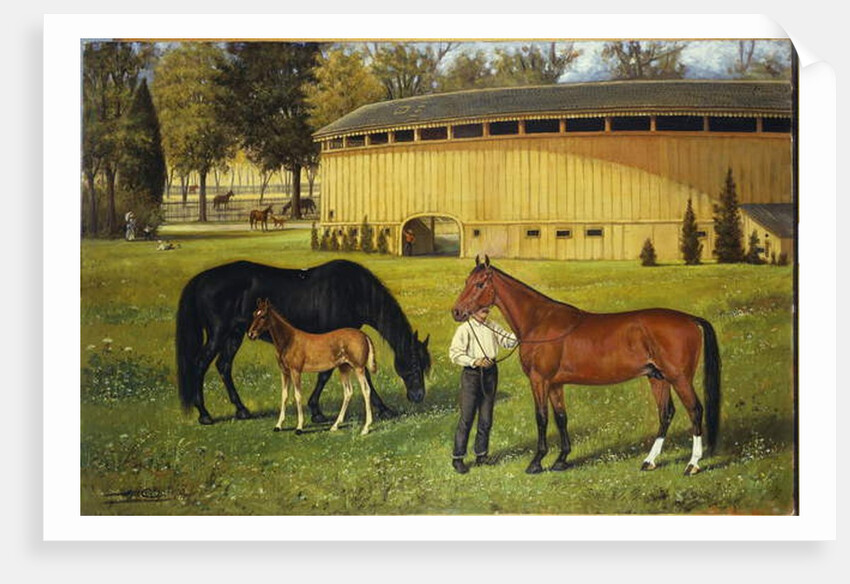 The Training Track on the Fairgrounds, 1887 by Henry H. Cross