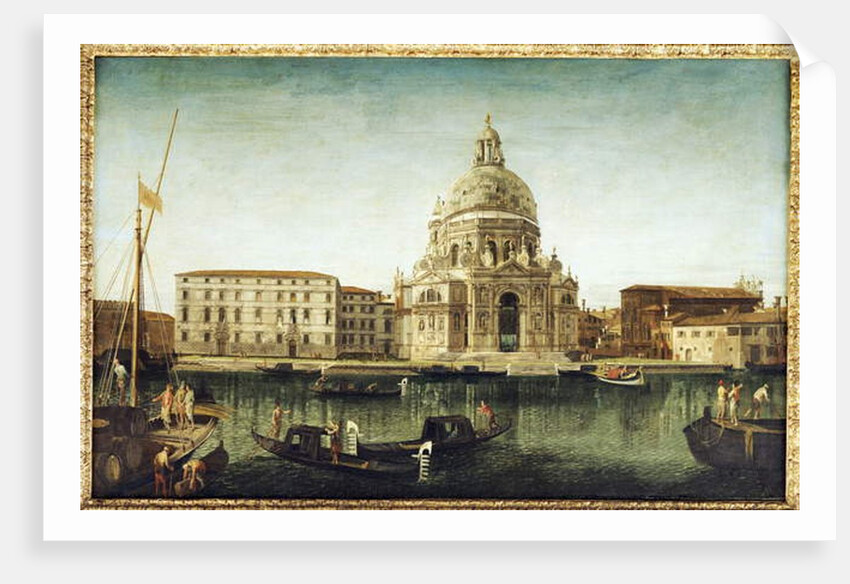 Santa Maria della Salute, Venice, with Gondolas on the Grand Canal by Michele Marieschi