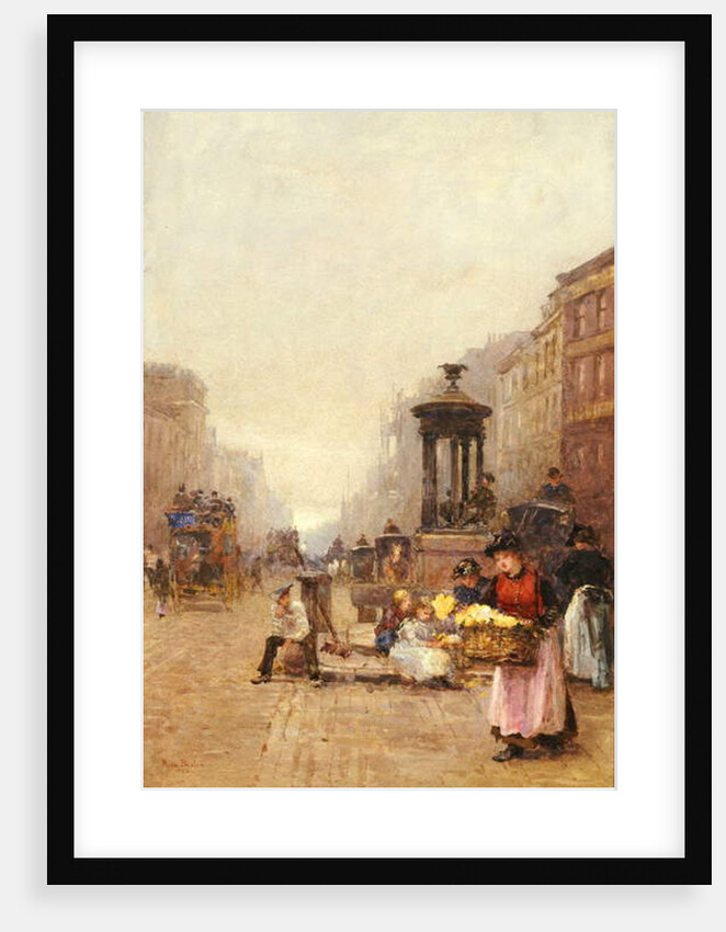 Flower Girls in the Strand, 1892 by Rose Maynard Barton