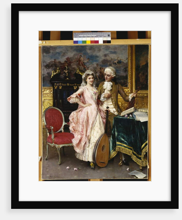 The Music Lesson by Federigo Andreotti