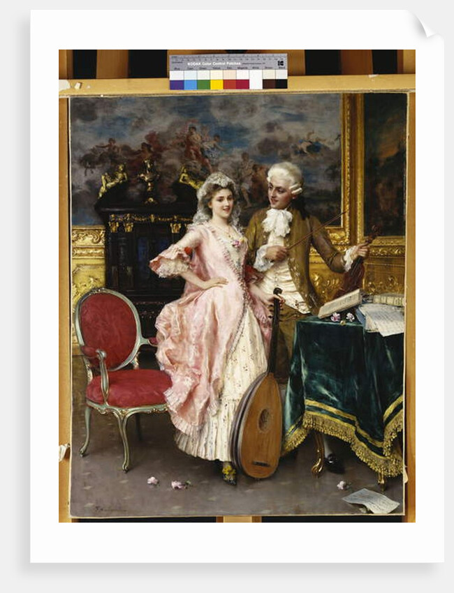 The Music Lesson by Federigo Andreotti