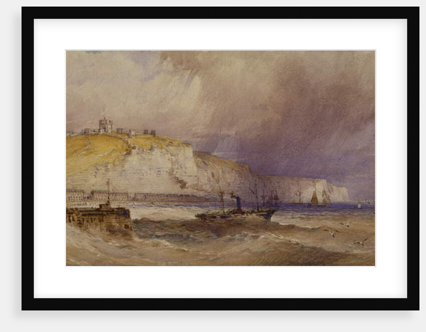A Paddle-Steamer leaving Dover Harbour, 1879 by William Callow