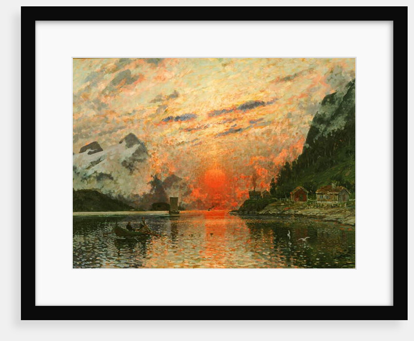 A Fjord by Adelsteen Normann