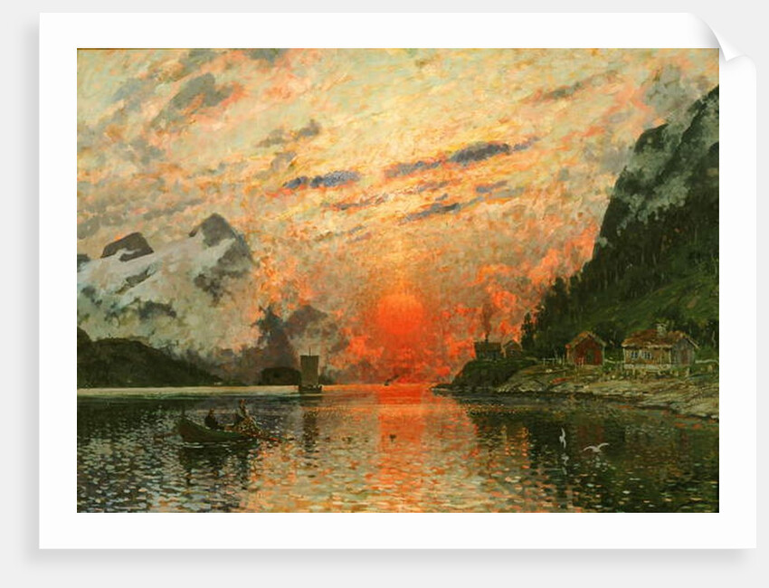 A Fjord by Adelsteen Normann