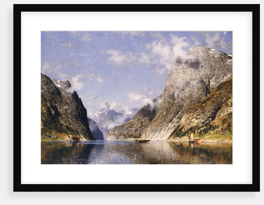 A Norwegian Fjord by Adelsteen Normann