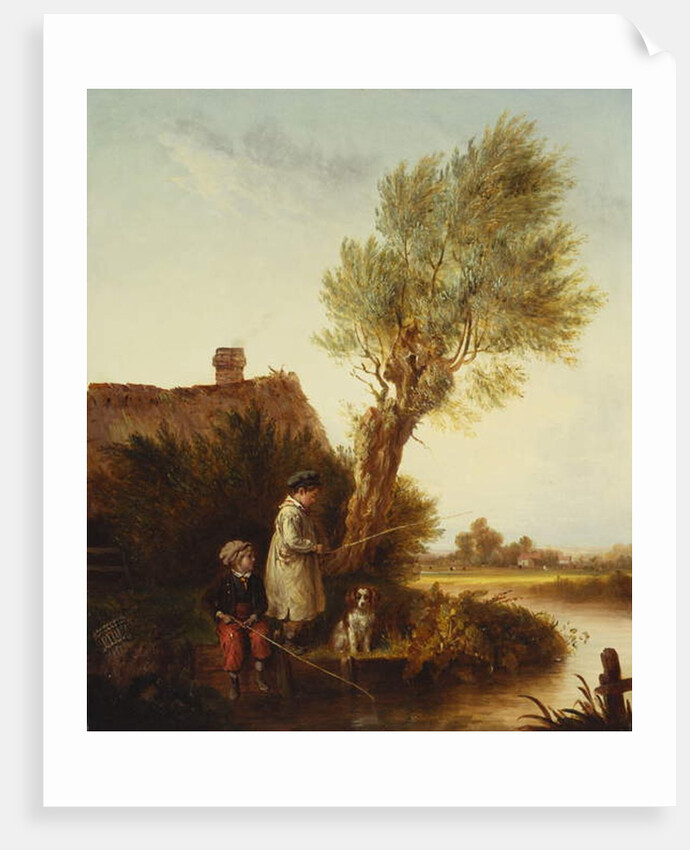 Young Anglers by Edmund Bristow