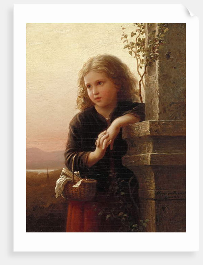 The Peasant Girl, 1875 by Johann Georg Meyer von Bremen