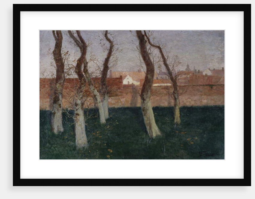 The Walled Garden, 1893 by Fritz Thaulow