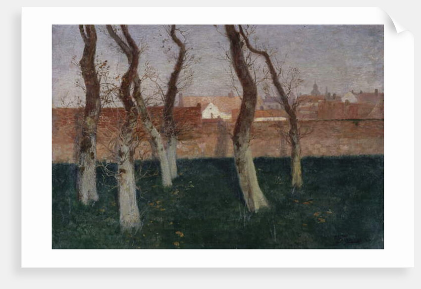 The Walled Garden, 1893 by Fritz Thaulow