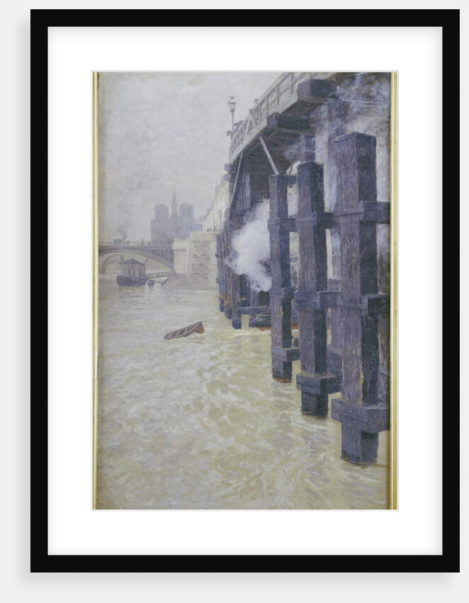 The Seine in December, 1893 by Fritz Thaulow