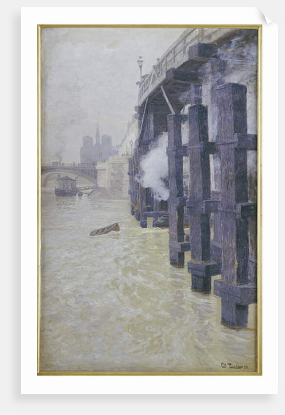 The Seine in December, 1893 by Fritz Thaulow