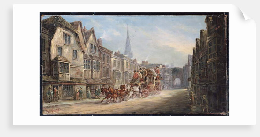 The London to Exeter Royal Mail Passing through Salisbury, 1895 by J.C. Maggs
