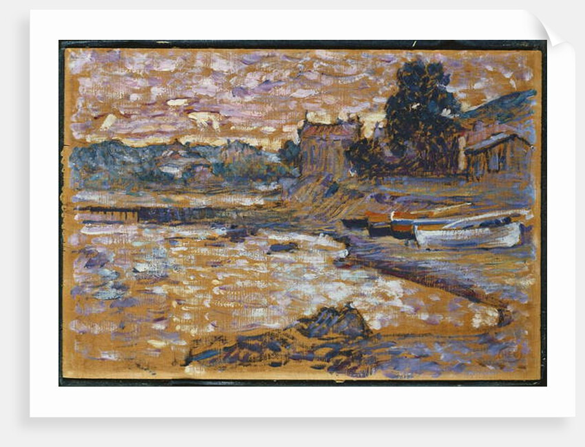 Beached Boats at Lavandou, 1908-09 by Henri-Edmond Cross