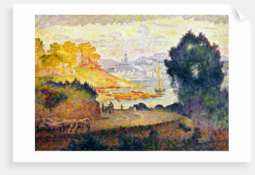 A View of Menton, 1899-1900 by Henri-Edmond Cross