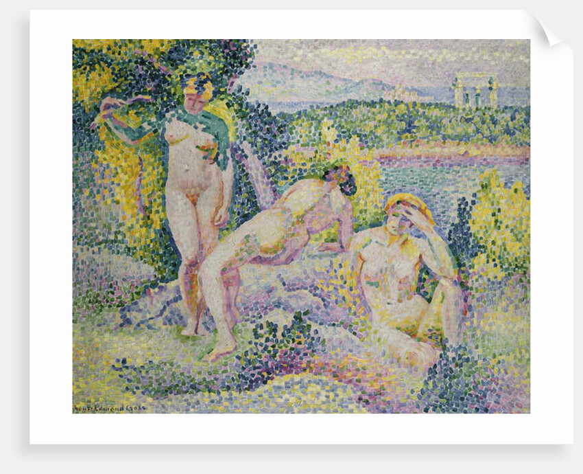 Nymphs, 1906 by Henri-Edmond Cross