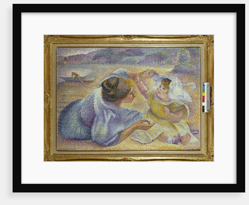 Mother playing with her Child, c.1897 by Henri-Edmond Cross