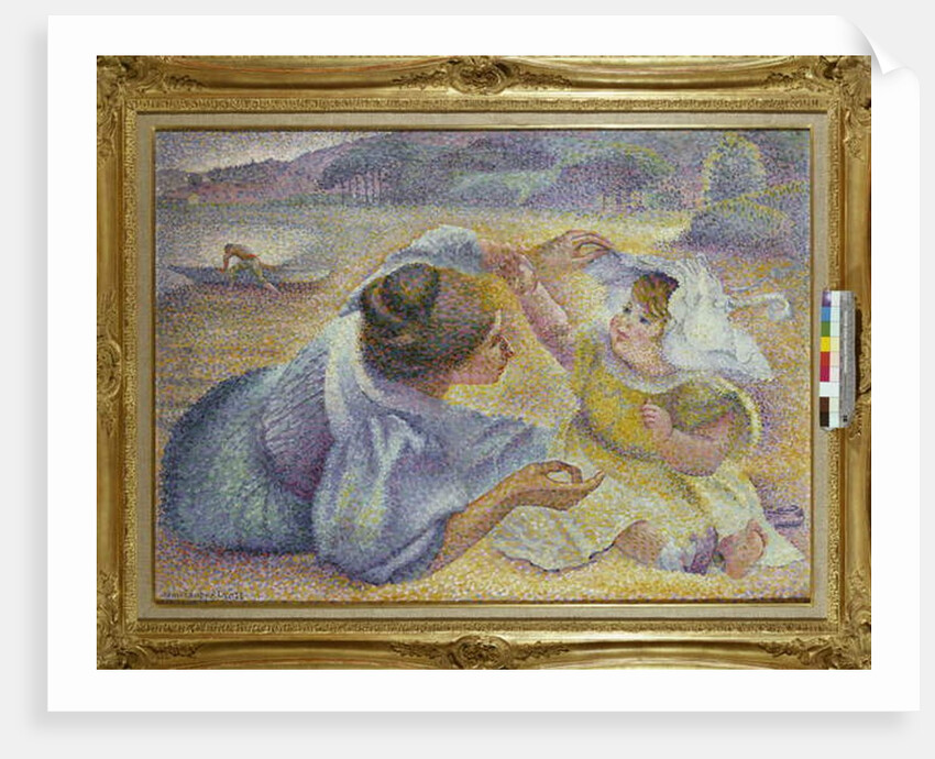 Mother playing with her Child, c.1897 by Henri-Edmond Cross