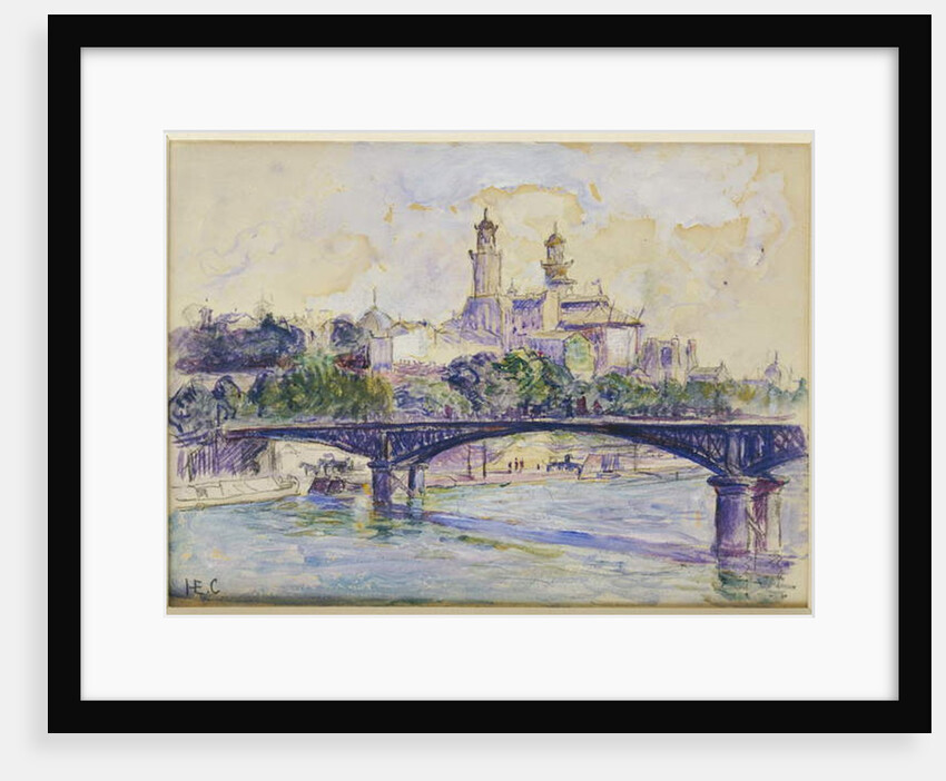 The Seine in front of the Trocadero by Henri-Edmond Cross