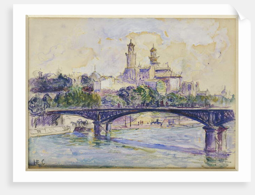 The Seine in front of the Trocadero by Henri-Edmond Cross