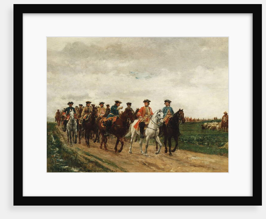 Marshal Saxe and his Troops, 1866 by Jean-Louis Ernest Meissonier