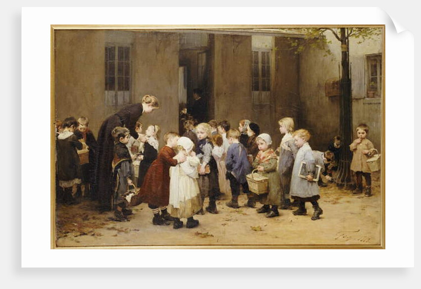 Back to School by Henri Jules Jean Geoffroy