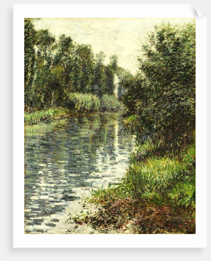 A Small Branch of the Seine, Argenteuil, 1888-90 by Gustave Caillebotte