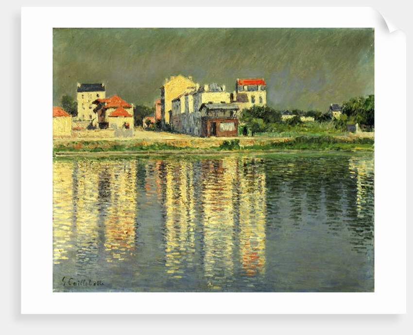 Banks of the Seine at Argenteuil, 1889 by Gustave Caillebotte