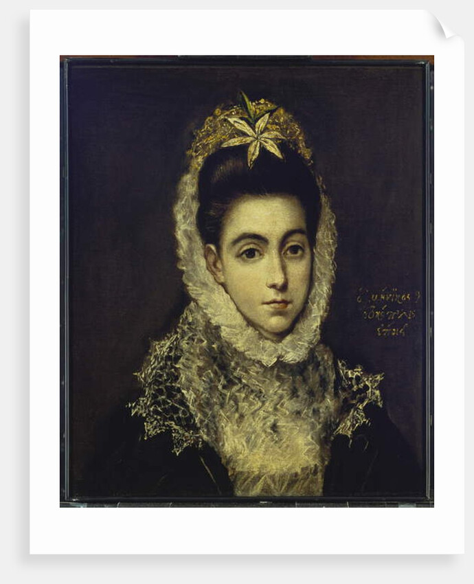 Portrait of a Young Lady by El (1541-1614) Greco
