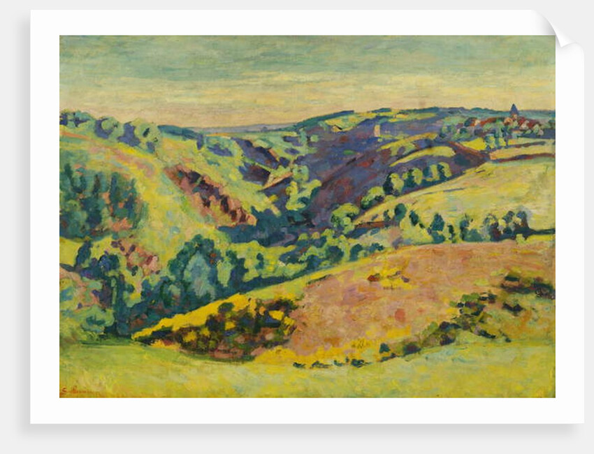 On the Hills of Sedelle, 1921 by Jean Baptiste Armand Guillaumin