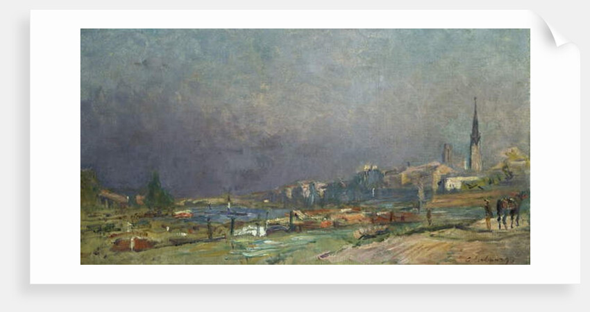 On the Banks of the River by Albert-Charles Lebourg