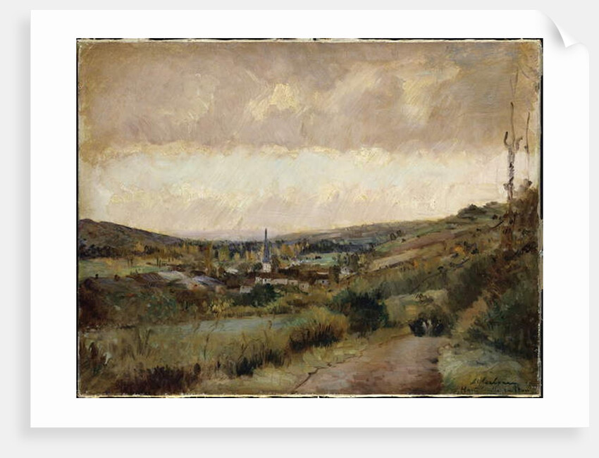 Last Days of Autumn at Hondouville-sur-Iton by Albert-Charles Lebourg