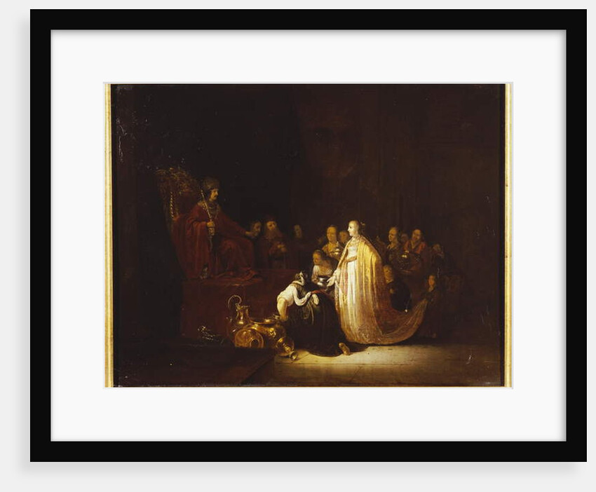 The Queen of Sheba before King Solomon by Jacob Willemsz de Wet or Wett