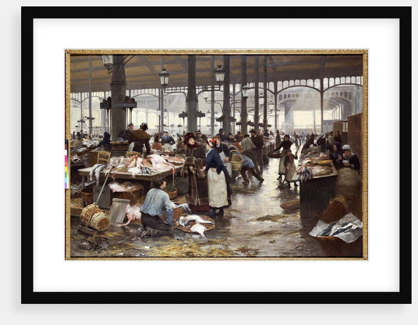 The Fish Hall at the Central Market, 1881 by Victor Gabriel Gilbert