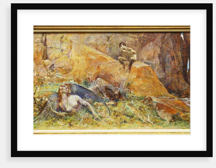 Pan and Chimera by Luc-Oliver Merson