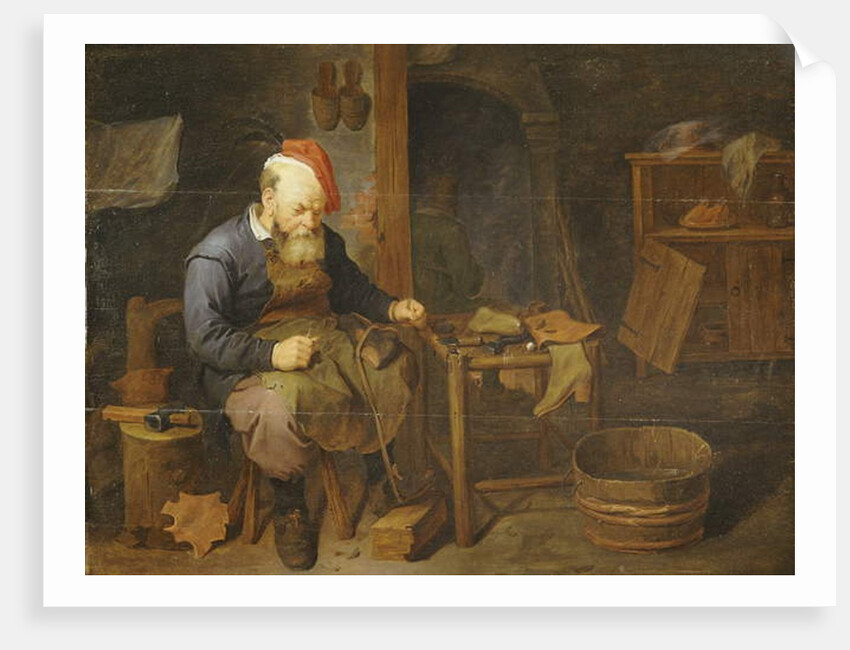 A Cobbler by David III Ryckaert